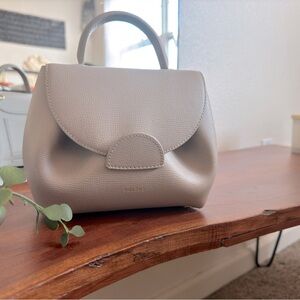 Polene Numéro Un Nano Textured Leather handbag